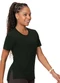 Zee Rucci - Camiseta Alongada Abertura Lateral Preto - variação: Preto