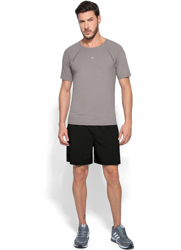 Enfim - Camiseta Cinza Slim Lycra®