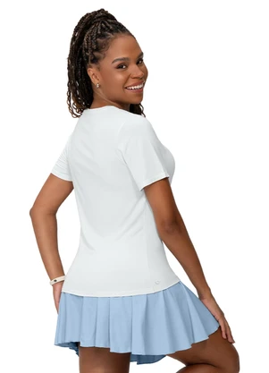 Zee Rucci - Camiseta Feminina Modal Gola Redonda Branco - ZEE RUCCI