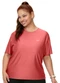 Zee Rucci - Camiseta Plus Size Secagem Rápida Branco - variação: Rosa