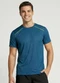 Yends Fashion - Camiseta Fitness Dry Fit Masculina Cinza - variação: Azul
