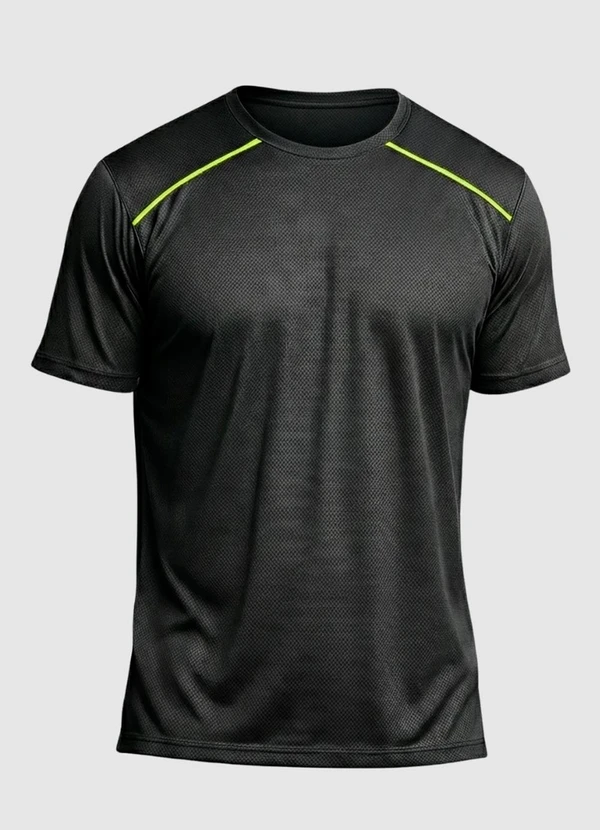 Yends Fashion - Camiseta Fitness Dry Fit Masculina Preto 3