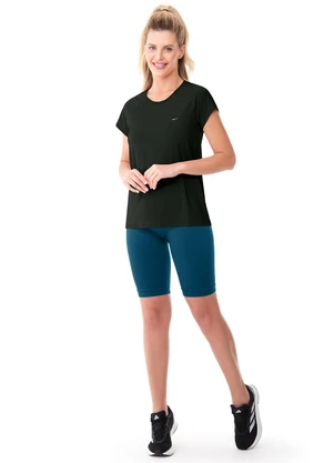 Zee Rucci - Camiseta Fitness Lisa  Preto - ZEE RUCCI
