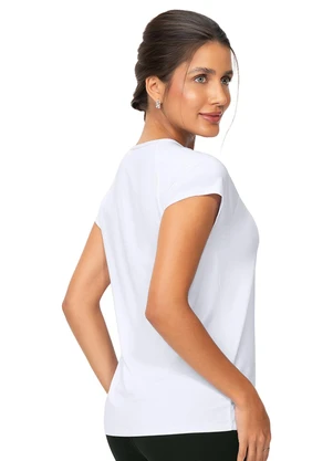 Zee Rucci - Camiseta Fitness Manga Raglan Lisa Branco - ZEE RUCCI