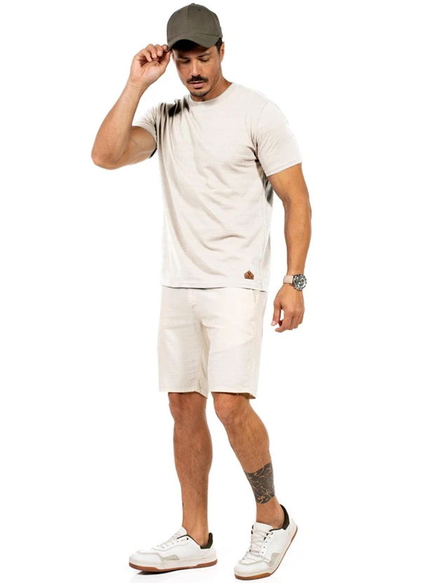 Decoy - Camiseta Fitness Masculina Bege 2