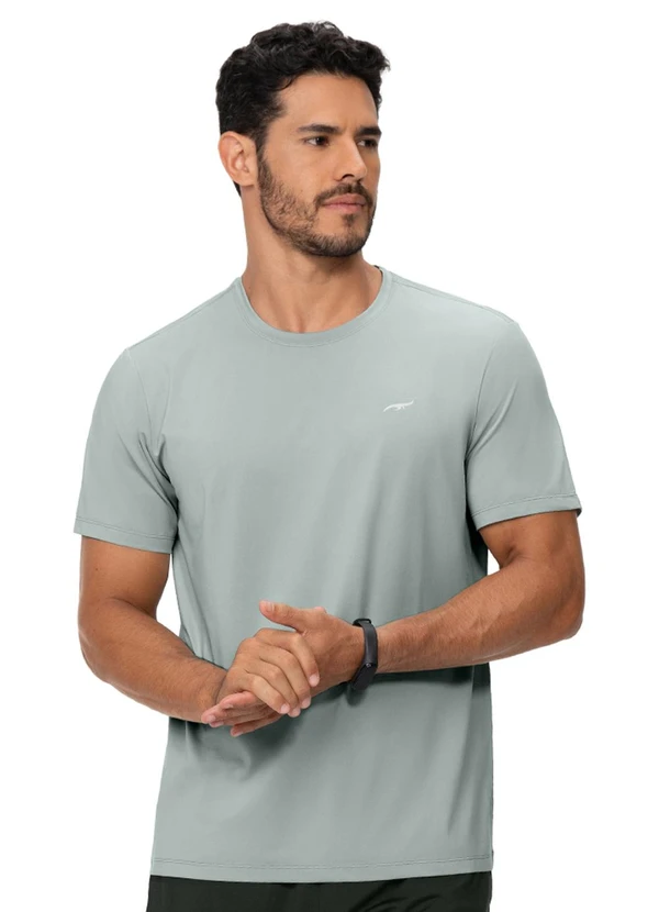 Zee Rucci - Camiseta Fitness Masculina Lisa Verde Claro