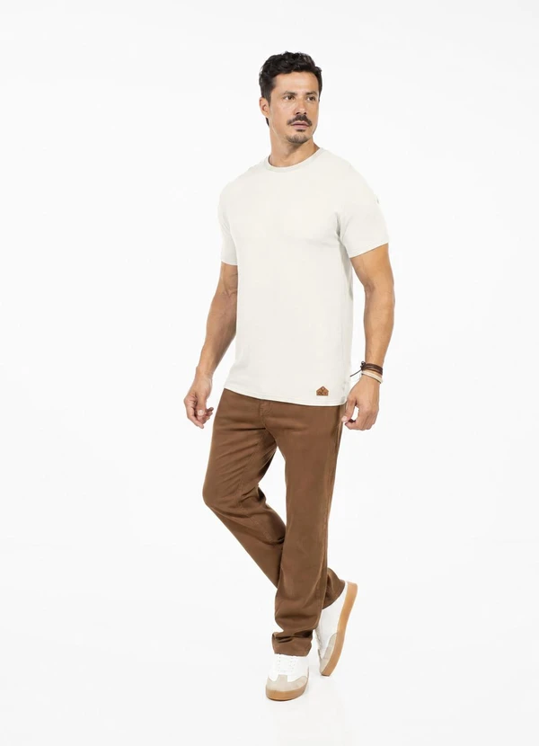 Decoy - Camiseta Fitness Masculina Térmica Off White
