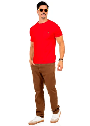 Decoy - Camiseta Fitness Masculina Vermelha - DECOY