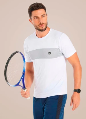 Endorfina - Camiseta Masculina Action Dry Branco - ENDORFINA
