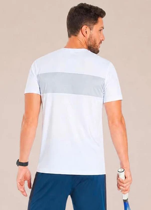 Endorfina - Camiseta Masculina Action Dry Branco - ENDORFINA