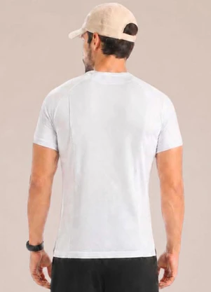 Endorfina - Camiseta Masculina Action Dry Branco - ENDORFINA
