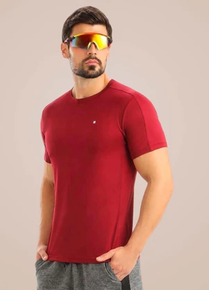 Endorfina - Camiseta Masculina Action Dry Vermelho - ENDORFINA