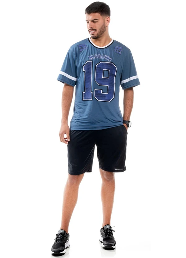 Decoy - Camiseta Masculina Azul 2