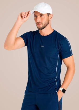 Endorfina - Camiseta Masculina Fit Square Azul - ENDORFINA