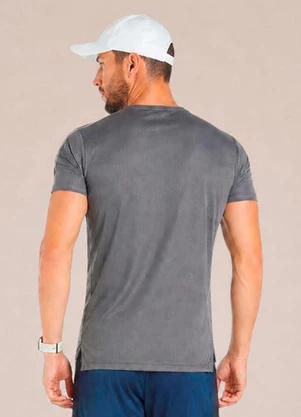 Endorfina - Camiseta Masculina Fit Square Cinza - ENDORFINA