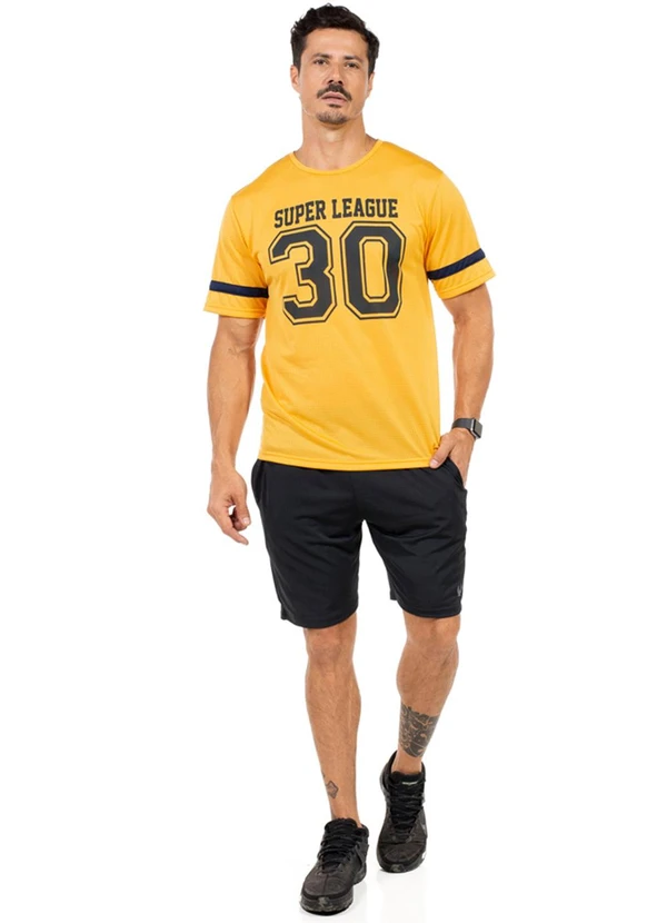Decoy - Camiseta Masculina Fitness Amarelo 2