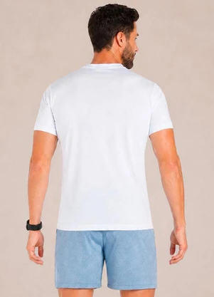 Endorfina - Camiseta Masculina Sweat Dry Branco - ENDORFINA