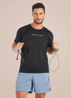 Endorfina - Camiseta Masculina Sweat Dry Preto - ENDORFINA