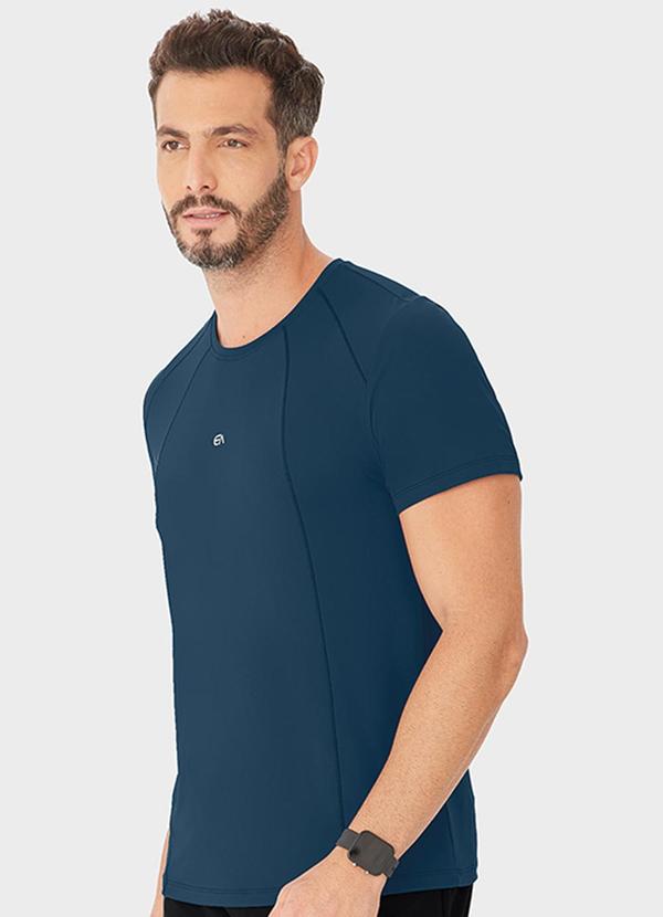 Enfim - Camiseta Masculina Uv50+ Active Azul