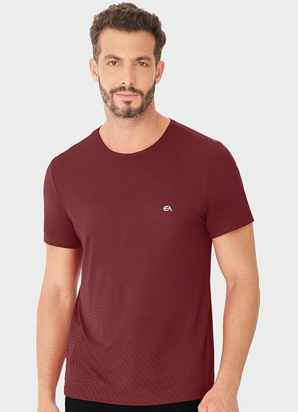 Enfim - Camiseta Masculina Uv50+ Active Vermelho