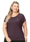Zee Rucci - Camiseta Plus Size Manga Raglan Lisa Off-White - variação: Roxo