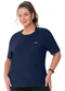 Zee Rucci - Camiseta Plus Size Secagem Rápida Azul Navy - variação: Azul Navy