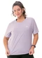 Zee Rucci - Camiseta Plus Size Secagem Rápida Azul Navy - variação: Lilás Matte