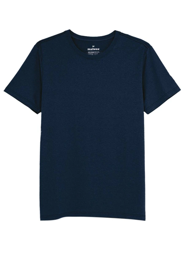 Malwee - Camiseta Slim Anti Odor Active Azul Marinho