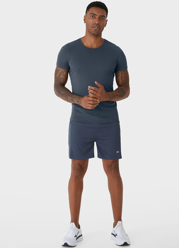 Enfim - Camiseta Slim Dry Active Cinza Chumbo 2