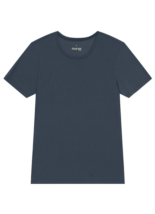 Enfim - Camiseta Slim Dry Active Cinza Chumbo 4