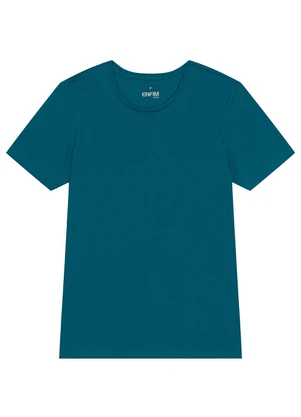 Enfim - Camiseta Slim Dry Active Verde Turquesa - ENFIM