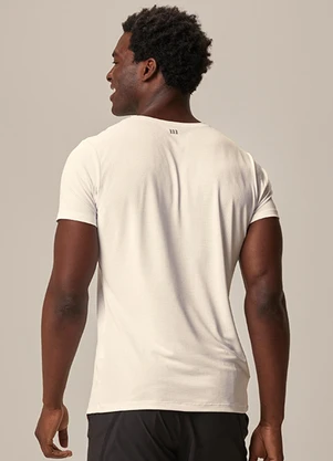 Malwee - Camiseta Slim Dry Fit Active Off White - MALWEE