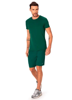 Malwee - Camiseta Slim Dry Fit Active Verde Petróleo - MALWEE