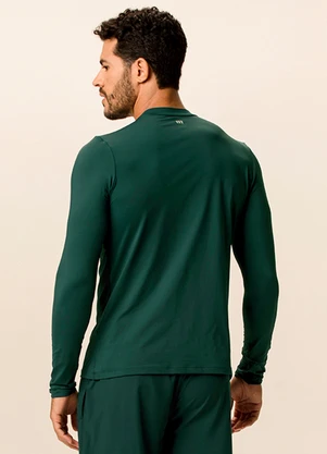 Malwee - Camiseta Slim Malha Uv Active Verde Esmeralda - MALWEE