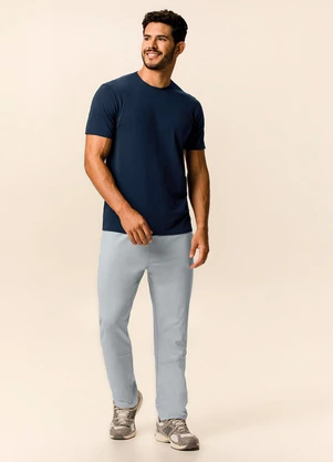 Malwee - Camiseta Slim Uv Active Azul Marinho - MALWEE