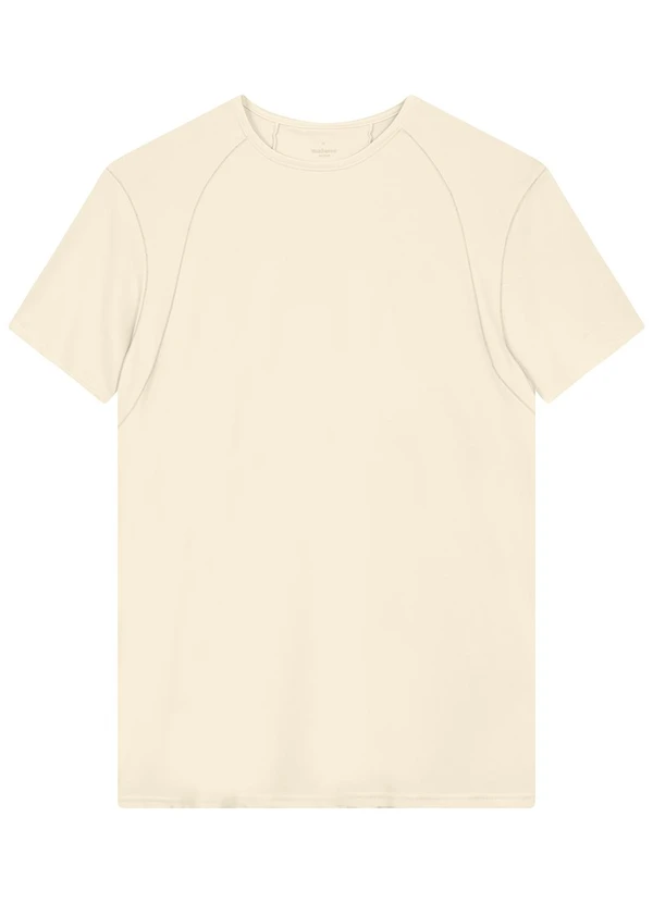 Malwee - Camiseta Slim Uv Active Off White