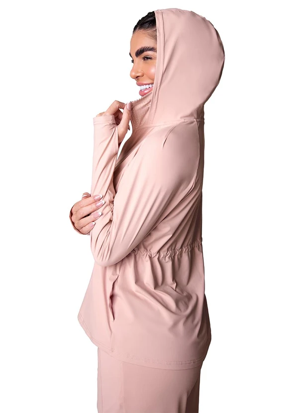 Zee Rucci - Jaqueta Comfort Poliamida Blush Rosa 2