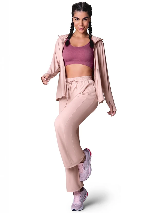 Zee Rucci - Jaqueta Comfort Poliamida Blush Rosa 3