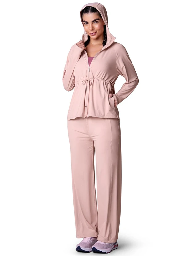 Zee Rucci - Jaqueta Comfort Poliamida Blush Rosa 4