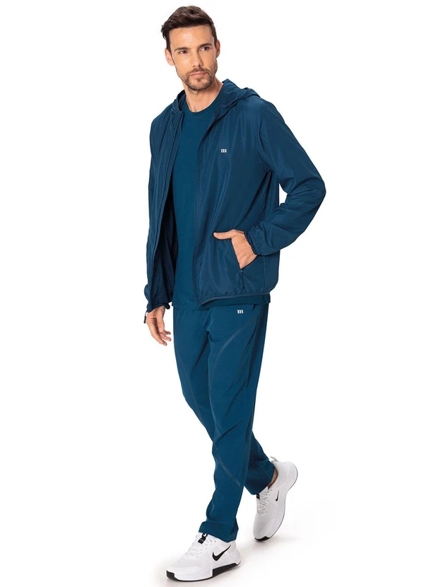 Malwee - Jaqueta Corta Vento Active Azul Petróleo 2