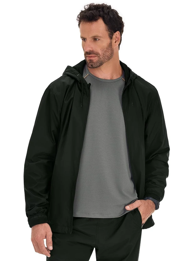 Zee Rucci - Jaqueta Corta-Vento Preto