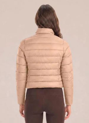 Endorfina - Jaqueta Feminina Microfibra Bege - ENDORFINA