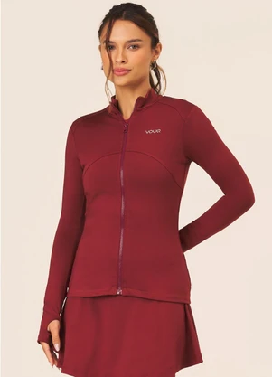 Vouq - Jaqueta Fitness Fit-Tech Performance Marsala - VOUQ