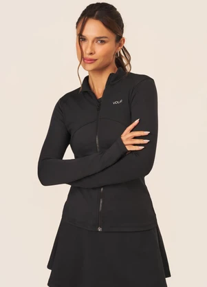 Vouq - Jaqueta Fitness Fit-Tech Performance Preto - VOUQ