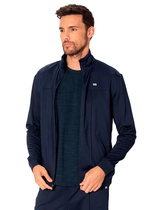 Malwee - Jaqueta Masculina Reta Agasalho Active Azul - MALWEE