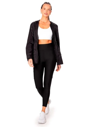 Malwee - Jaqueta Parka Feminina Active Preto - MALWEE