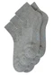 Zee Rucci - Kit com 3 pares Meias Cano Médio Algodão Branco - variação: Cinza