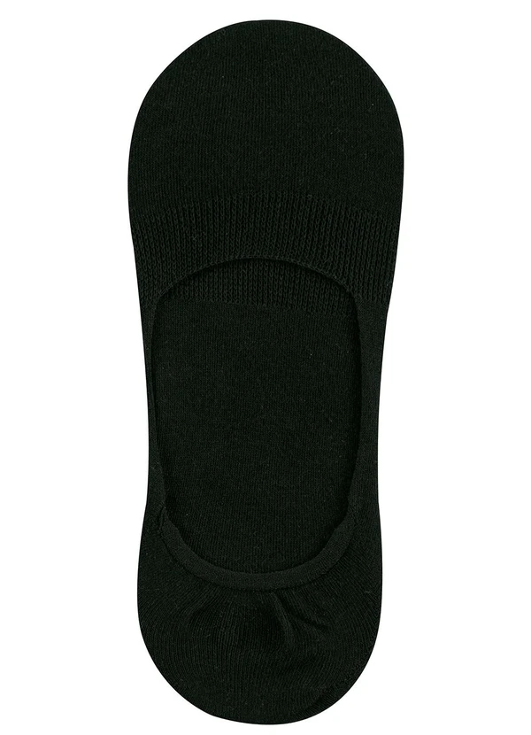 Zee Rucci - Kit com 3 pares Meias Sapatilhas Preto 3