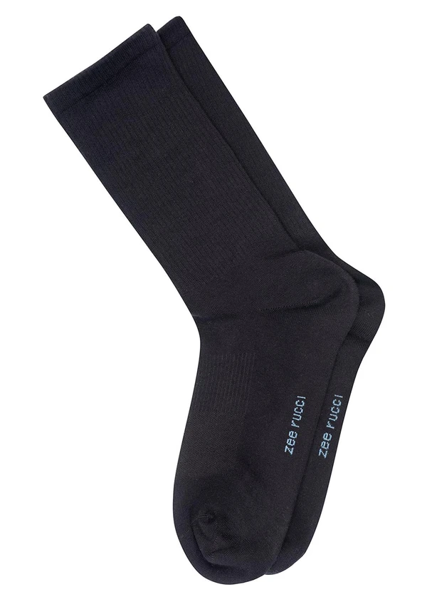 Zee Rucci - Meia Cano Alto Preto