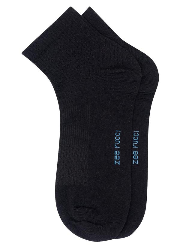 Zee Rucci - Meia Cano Curto Preto